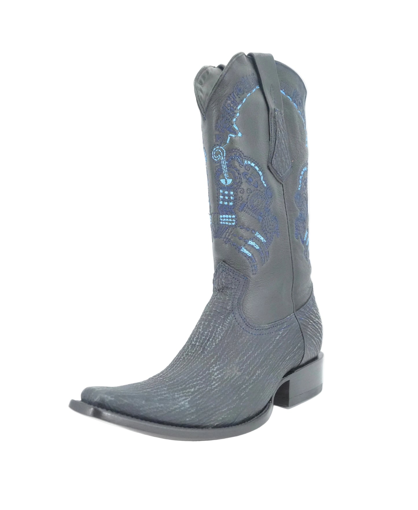Cuadra Men's Shark Versache Toe Boot - Black