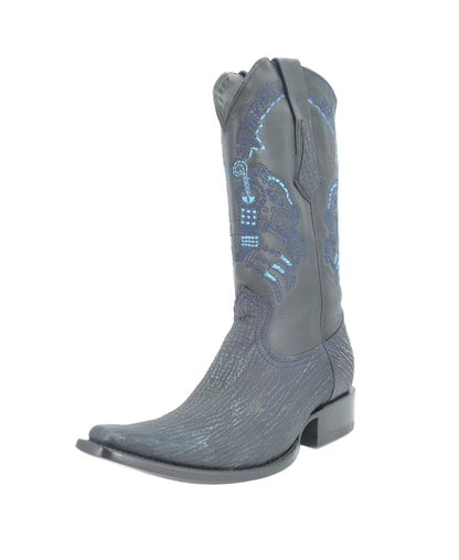 Cuadra Men's Shark Versache Toe Boot - Black