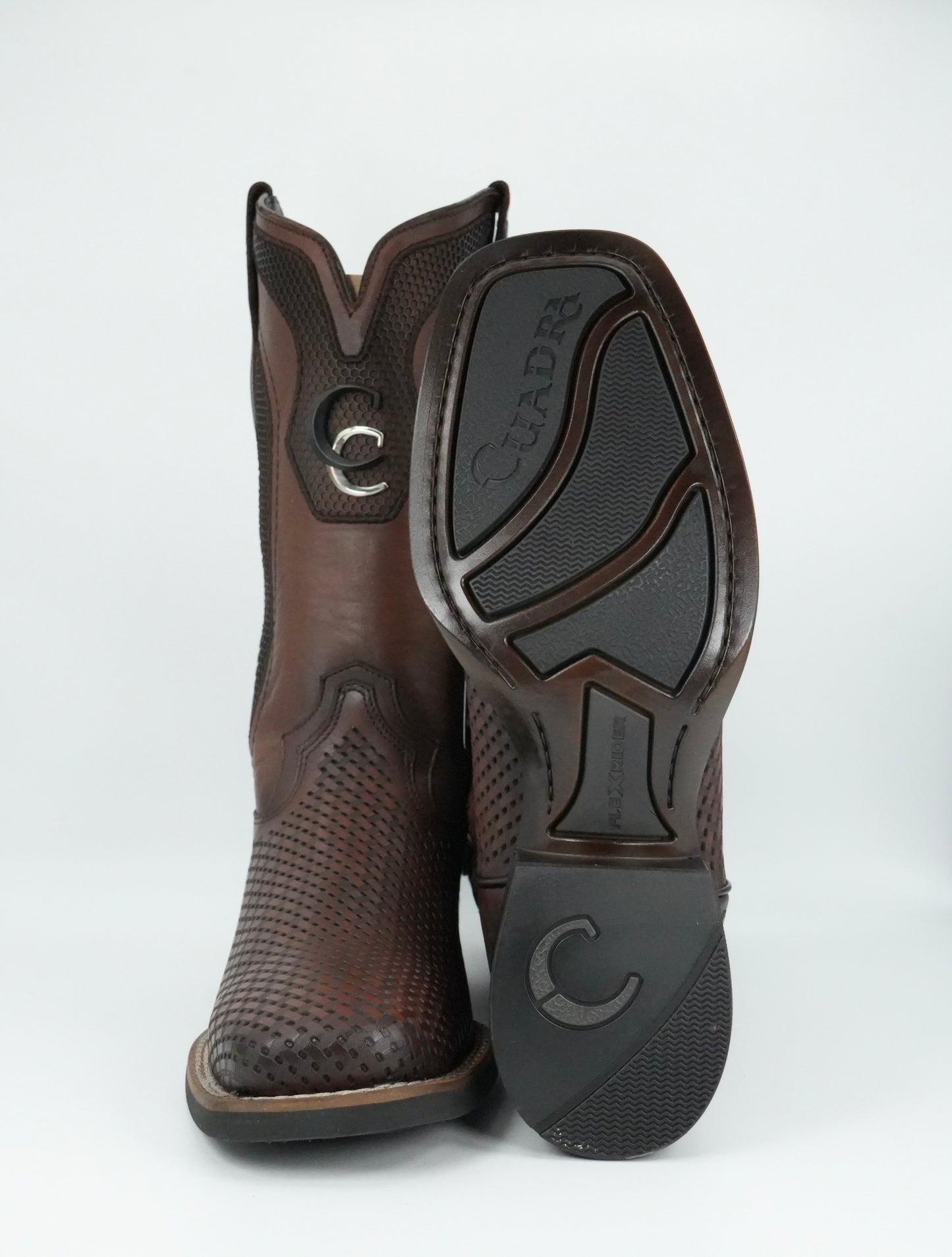 Cuadra Men's Laser Bovine Leather Square Toe Boot - Honey