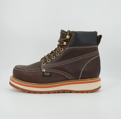 Original Michel Men's Grisly Moc Short Soft Toe Work Boot - Brown