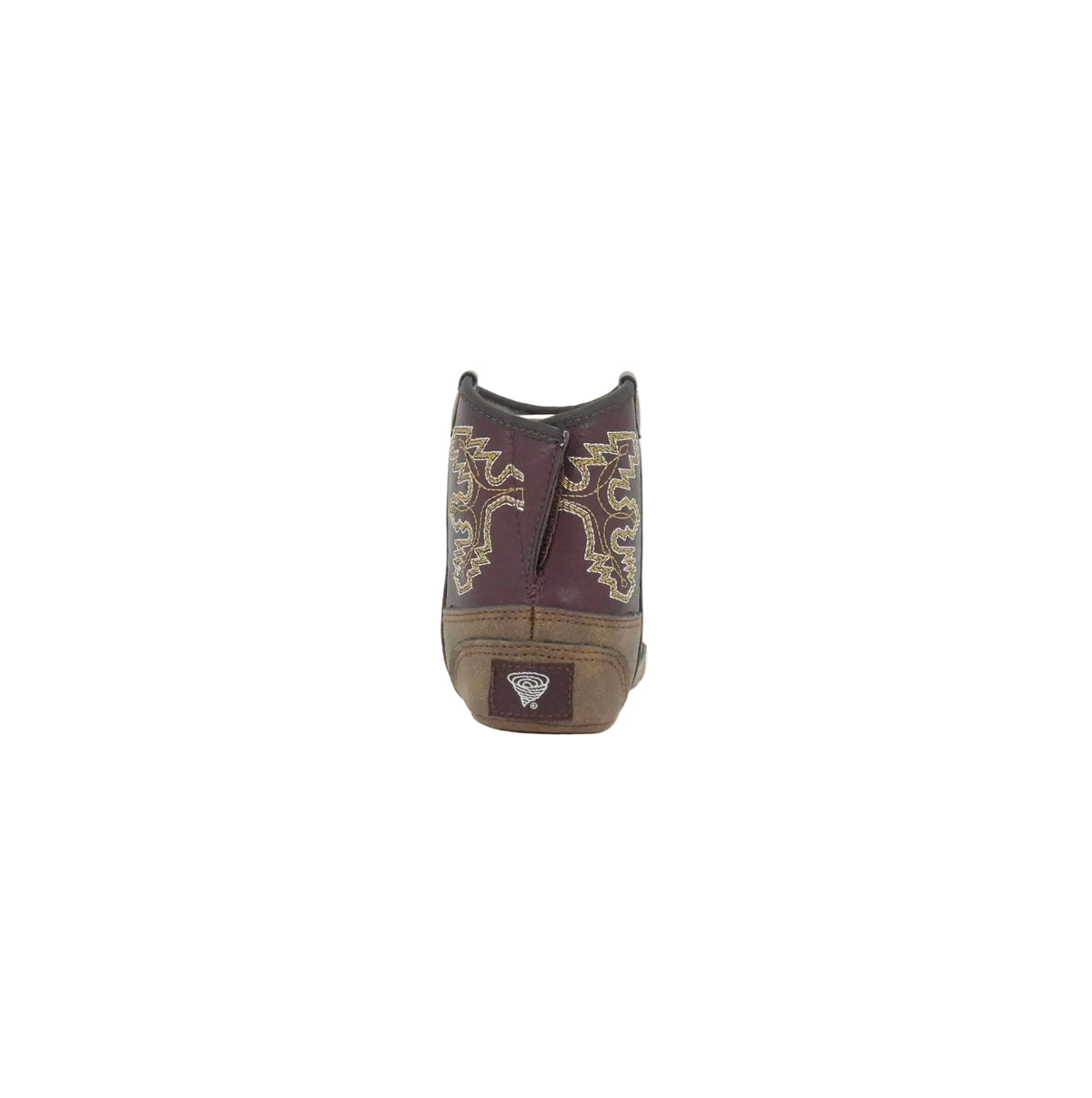 Twister Infant Blake Western Stitch Boot - Brown/Burgundy