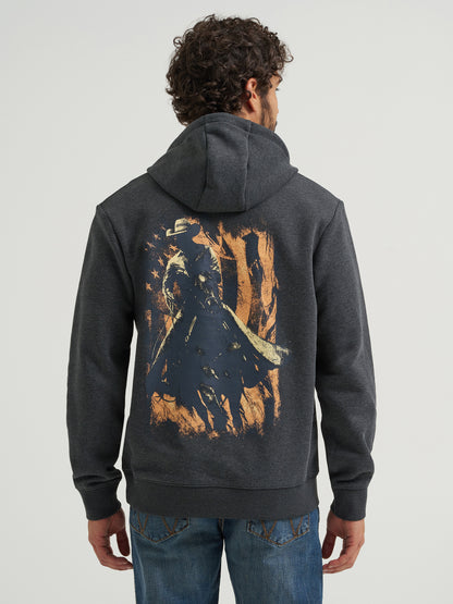 Wrangler Men's Cowboy Graphic Pullover Hoodie - Dark Cowboy