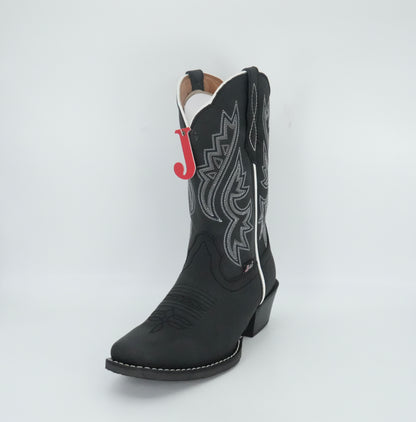 Justin Women's Dezi Medium Square Toe Boot - Black