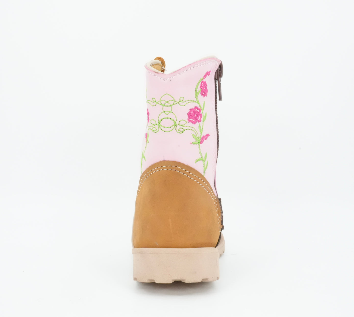 Quincy Infant-Toddler Crazy Pink-Honey/Brown Boot