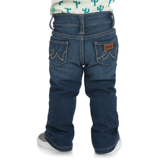 Baby Girl Wrangler Western 5 Pocket Skinny Leg - Medium Blue Jean (0/3M-4T)