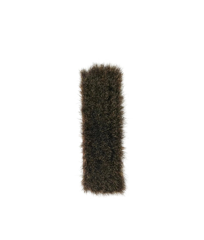 M&F Horse Hair Large Boot Brush - Dark Horsehair