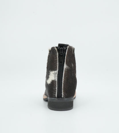 Padua Toddler Cow Hair Black/White Short Boot Size: 7C *AS SEEN ON IMAGE*