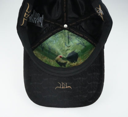 The King Ranch Rooster Patch Cap - Black