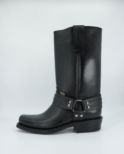 Original Michel Men's Black Trompa De Puerco Semi Square Toe Boot