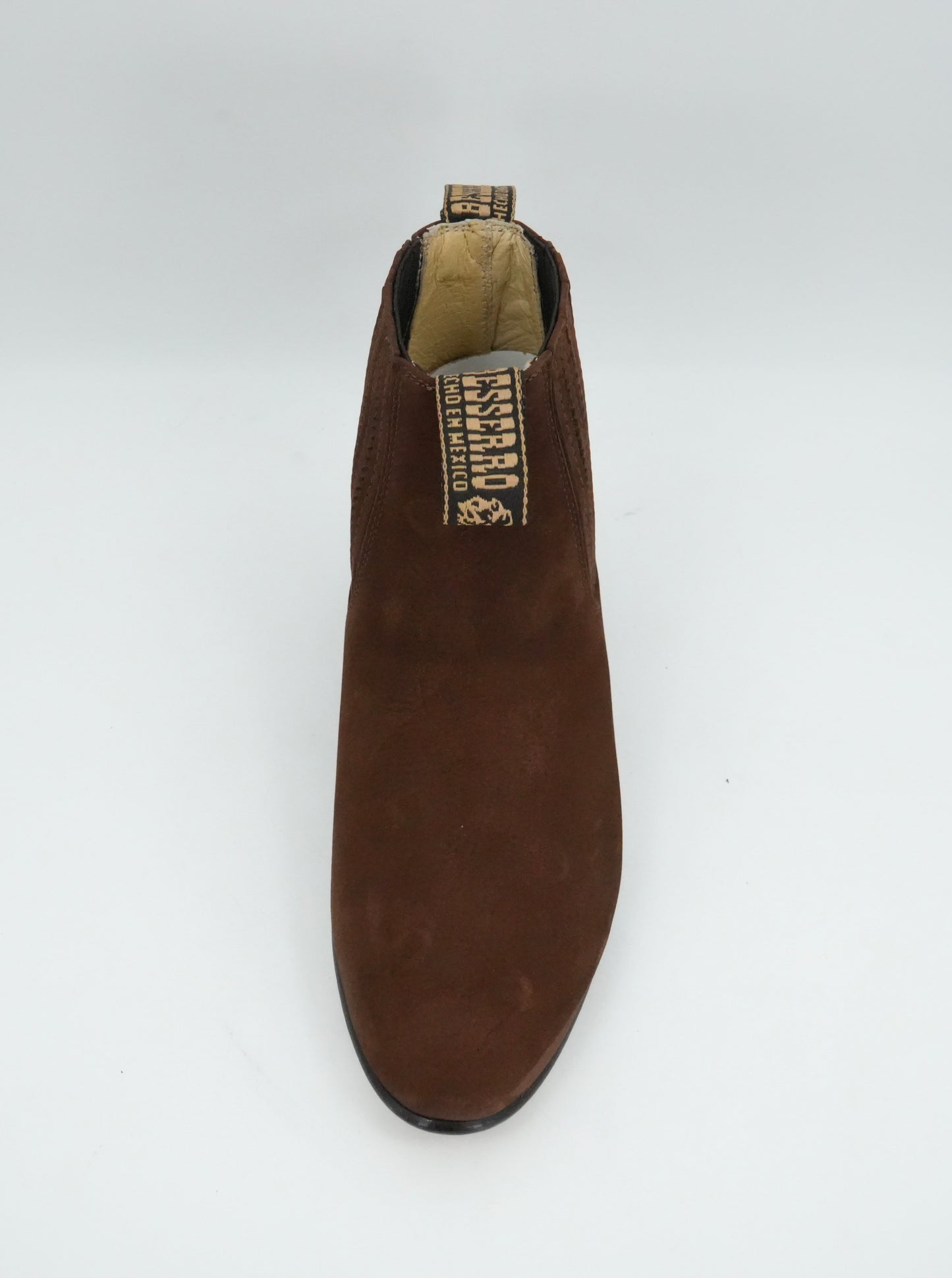 Besserro Kid's Nobuck Charro Short Boot - Chocolate