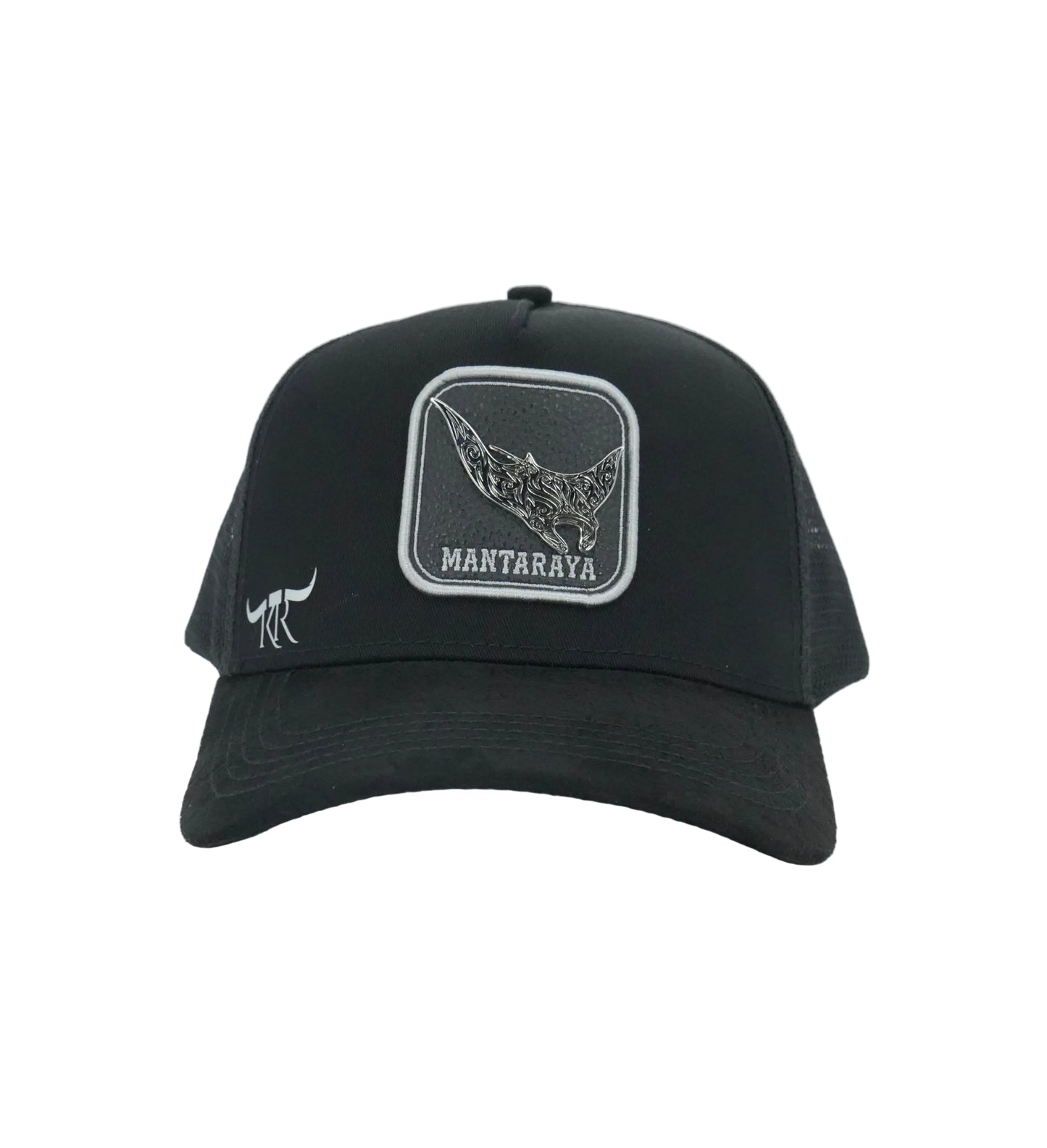 The King Ranch Mantaraya Patch Cap - Black