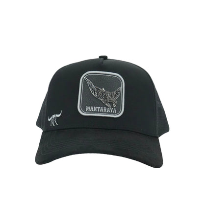 The King Ranch Mantaraya Patch Cap - Black