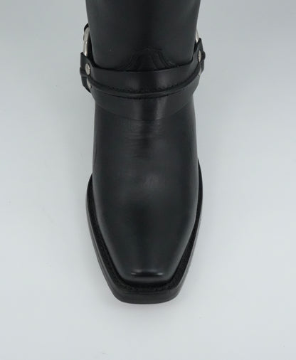 Rudel Men's Black Trompa De Puerco Semi Square Toe Boot