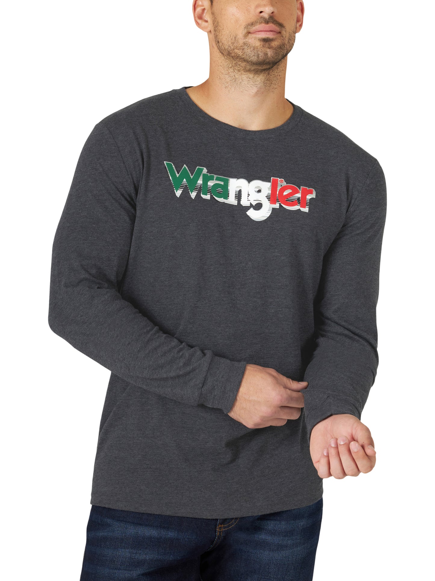 Wrangler Mexico Logo Long Sleeve T-Shirt