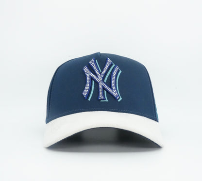 Kevin Hats NY Bling Dark Blue/Grey Cap