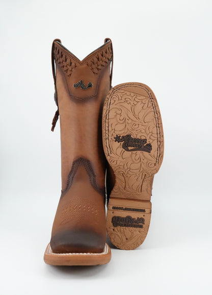 Tombstone Women's Grasso Honey Square Toe Leather Boot