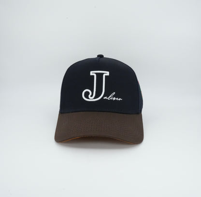 45 Jalisco J Trucker Cap Navy-Chocolate