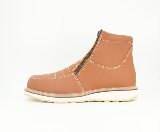 Diego's Boots Men’s Short Round Toe Work Boot - Honey