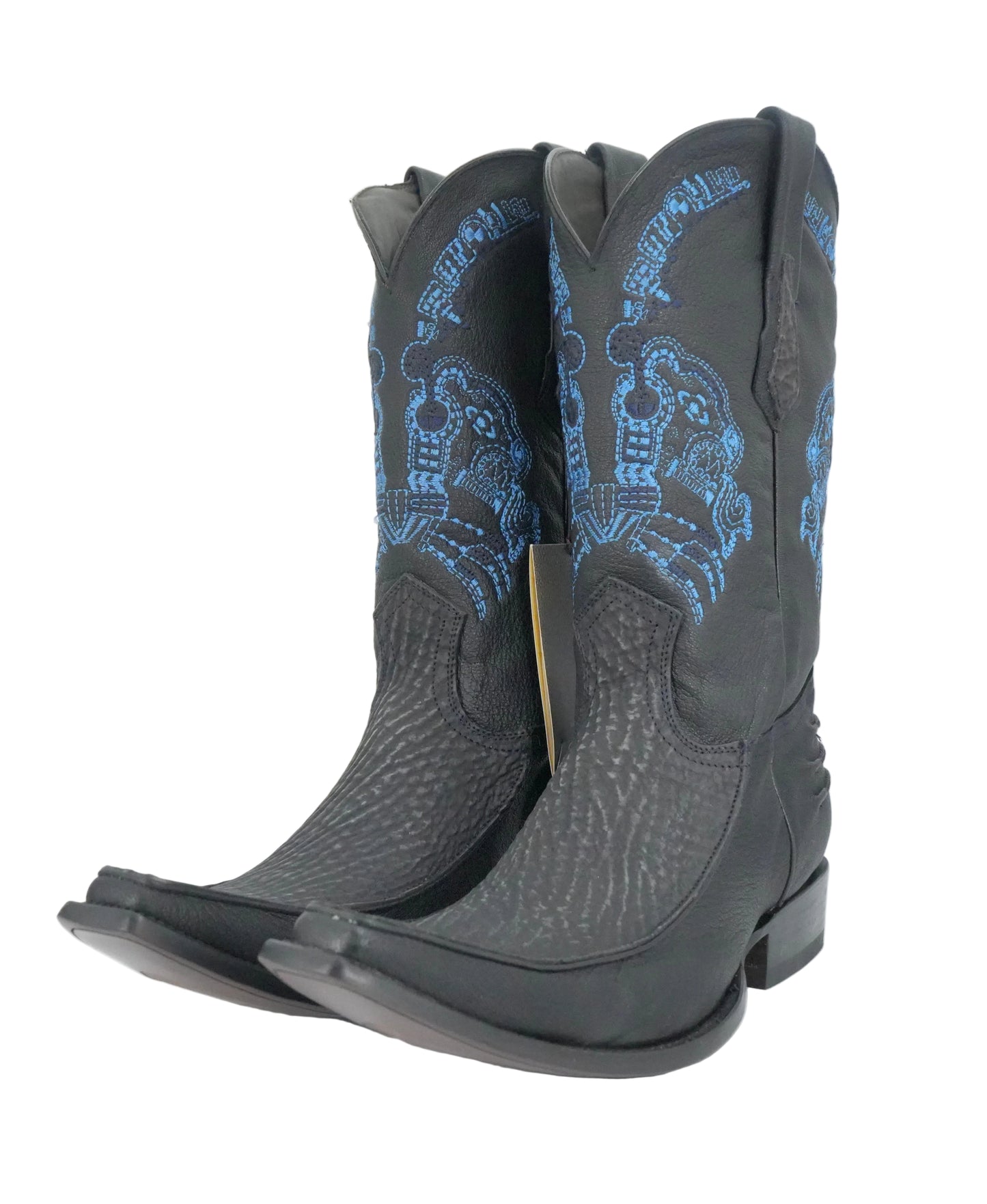 Cuadra Men's Shark Versache Toe Boot - Black