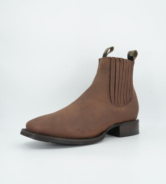Goldrush Men’s Crazy Brown Leather Short Boot