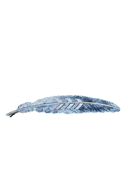 Silver Metal Feather