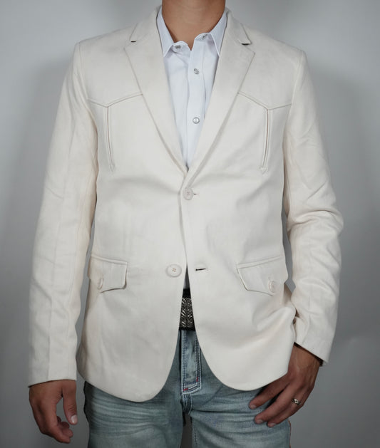 Montero Men's Beige Modern Fit Blazer