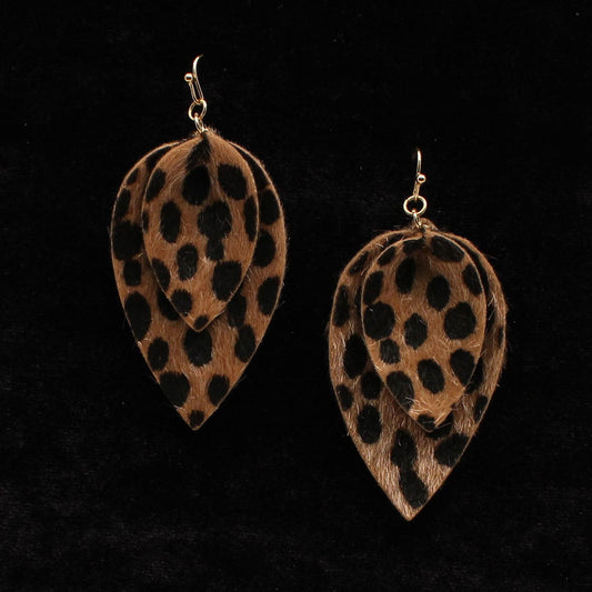 Blazin Roxx Cheetah Print Earrings