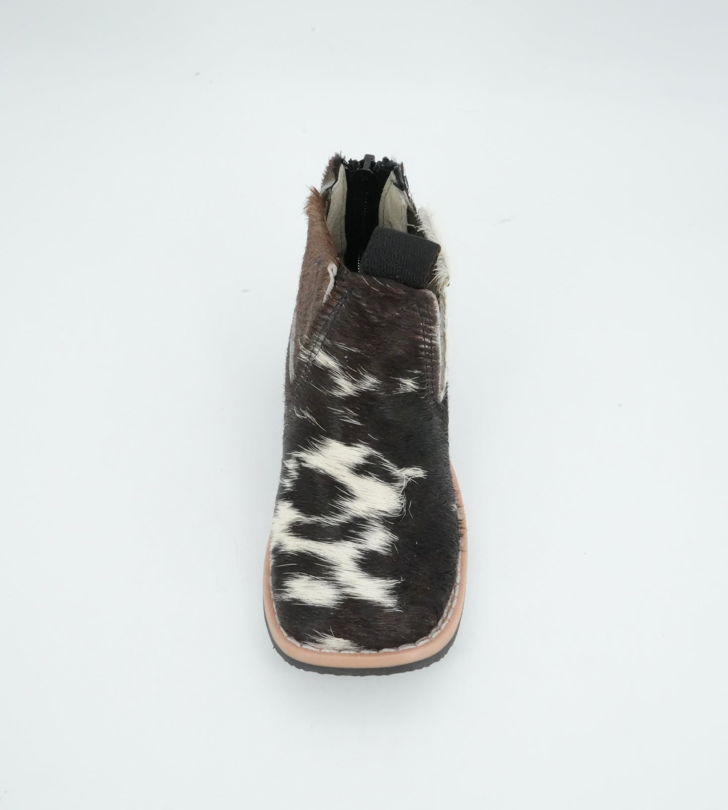 Padua Toddler Cow Hair Black/White Short Boot Size: 7C *AS SEEN ON IMAGE*