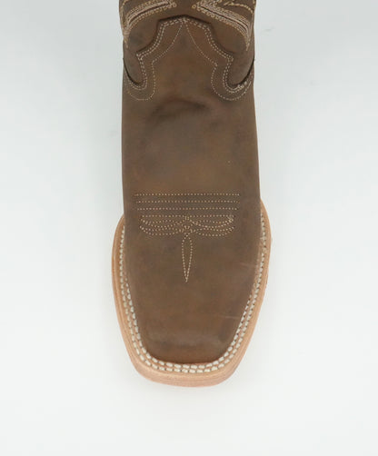 Circle G Women’s Chocolate Embroidered Square Toe Boot