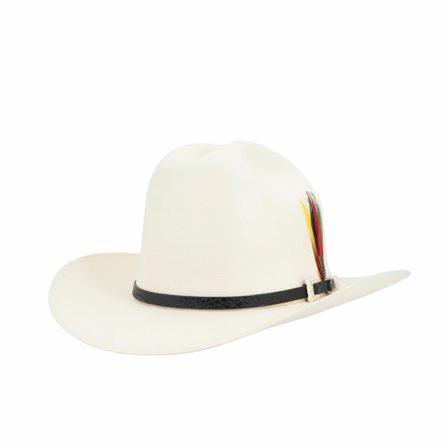 Tombstone 1,000X Johnson Western Straw Hat - Black Hatband