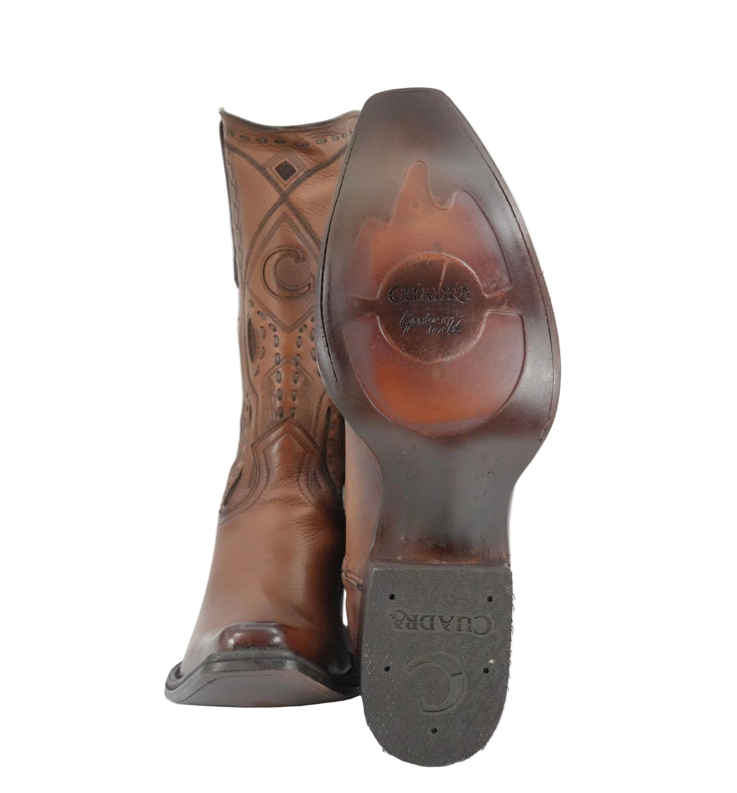 Cuadra Men's Deer Versache Toe Boot - Brown