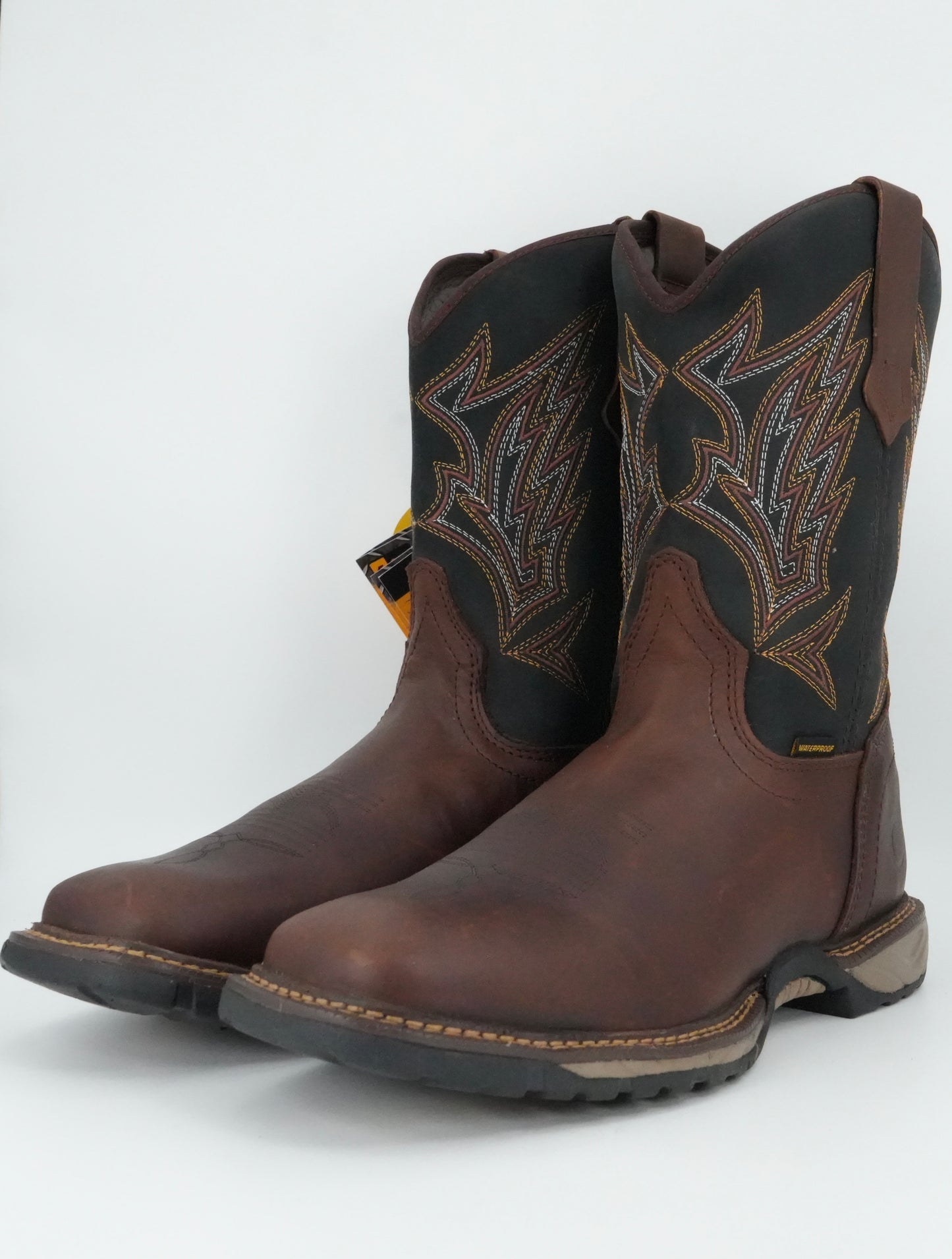 Cebu Men's WTP Square Steel Toe Work Boot - Brown