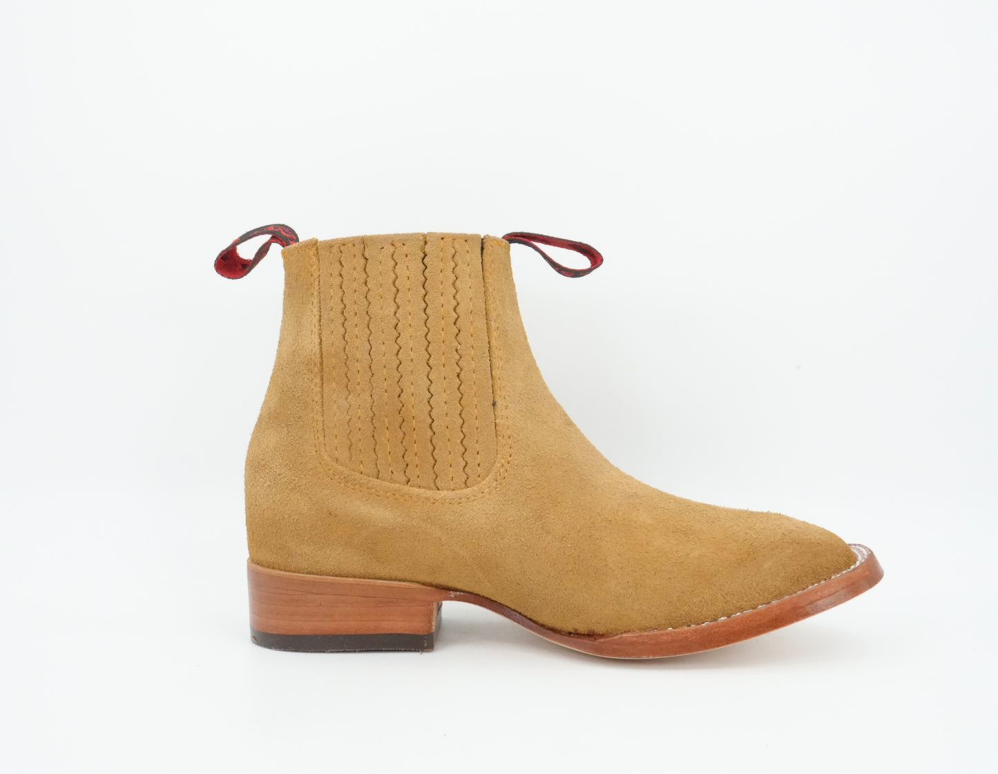 Quincy Little Kid's Suede Tan Short Boot