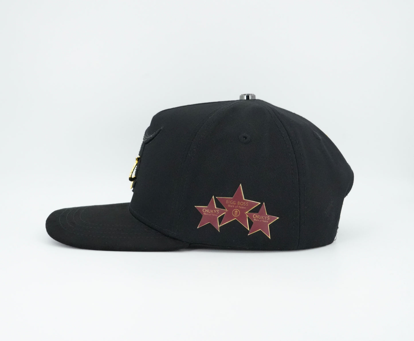Bigg Boss T Gold Star Chukys Walk of Fame Black Cap