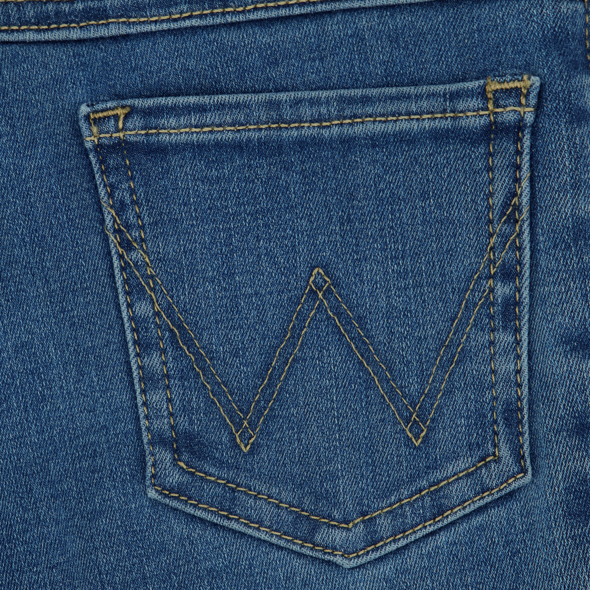 Wrangler Girl's Bespoke Bootcut Jean - Dark Blue