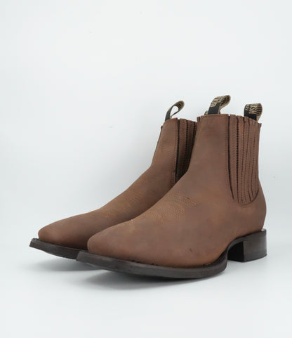 Goldrush Men’s Crazy Brown Leather Short Boot