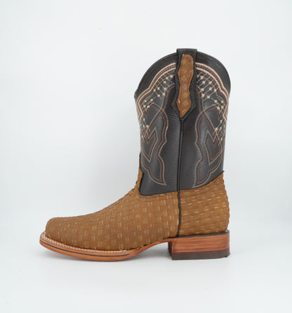 La Sierra Men's Tang Petatillo Wide Square Toe Boot