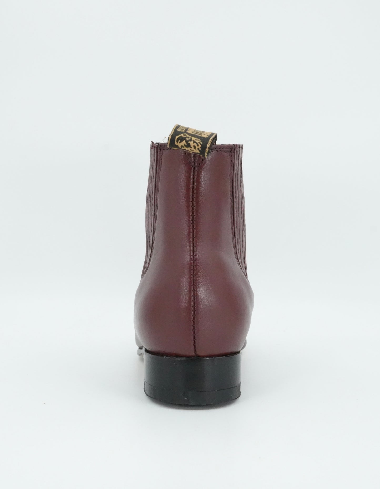 Besserro Kid's Leather Charro Short Boot - Wine