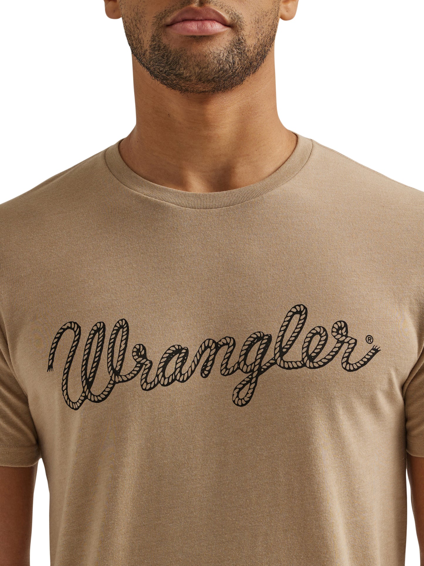 Wrangler Men's Rope Logo Trenchcoat T-Shirt