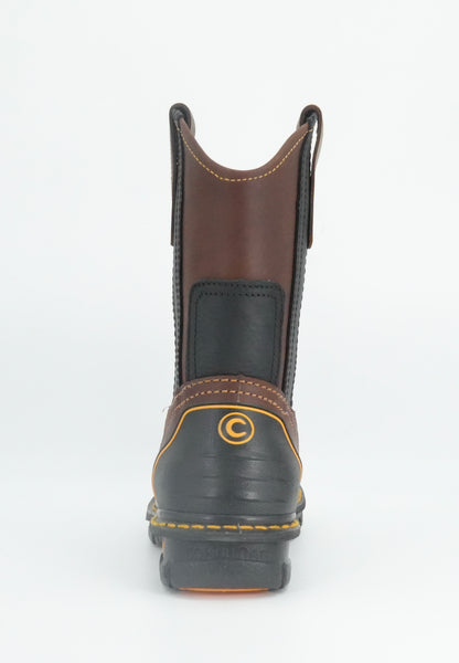 Cebu Men's A/Farmer Steel Toe Work Boot - Brown