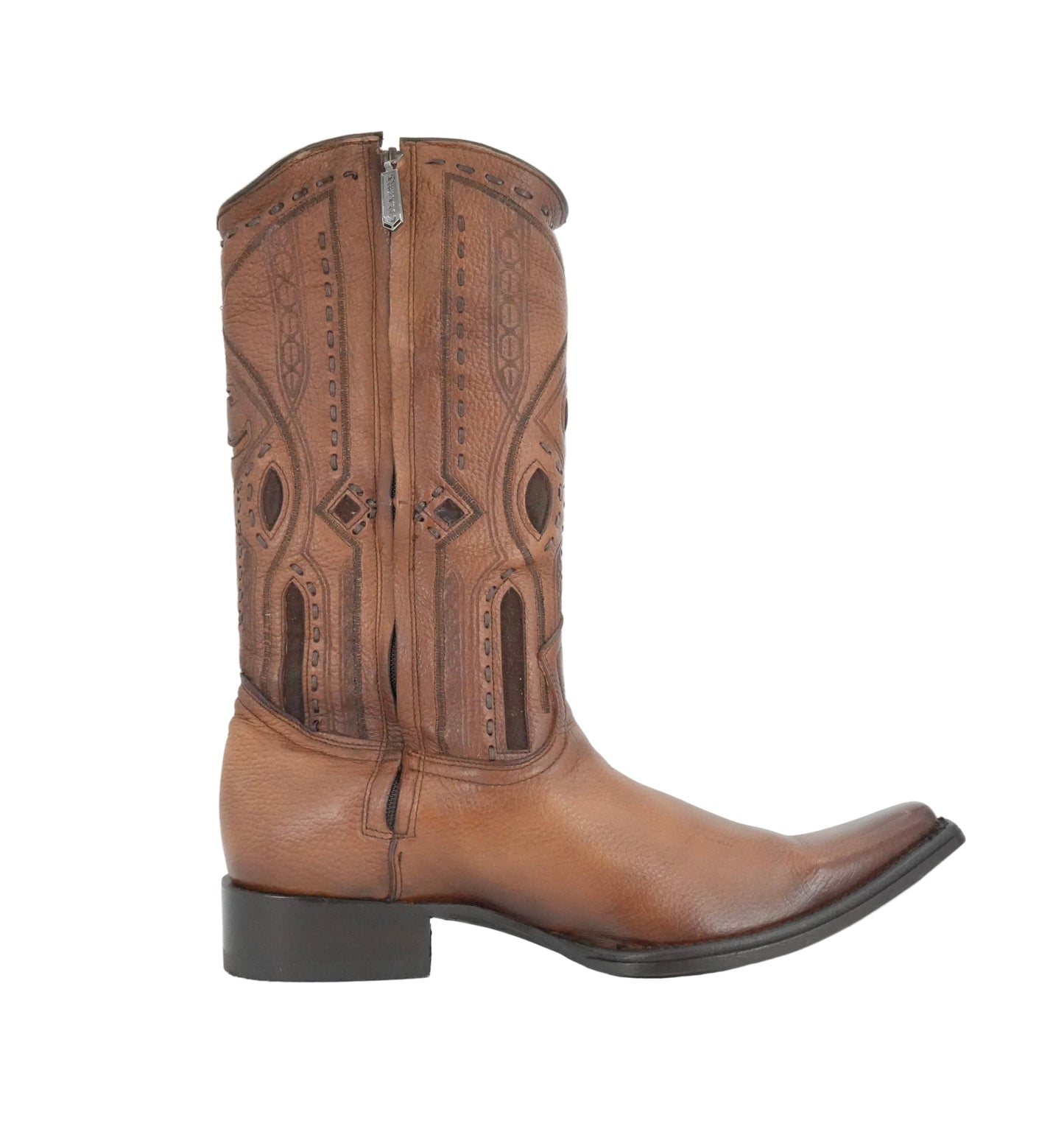 Cuadra Men's Deer Versache Toe Boot - Brown