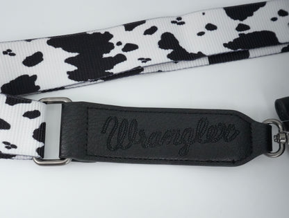 Wrangler Cow Print Concealed Carry Tote/Crossbody - Black