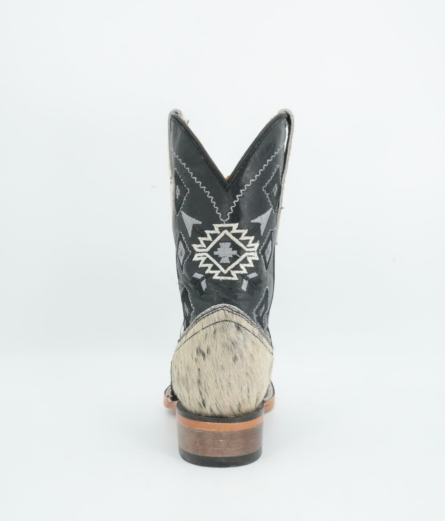 Rock'em Kid's Cow Hair White/Black Boots Size: 11 US / 18 MEX  *AS SEEN ON IMAGE*