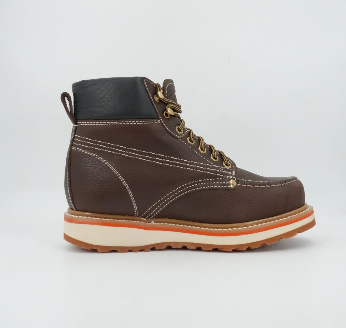 Original Michel Men's Grisly Moc Short Soft Toe Work Boot - Brown