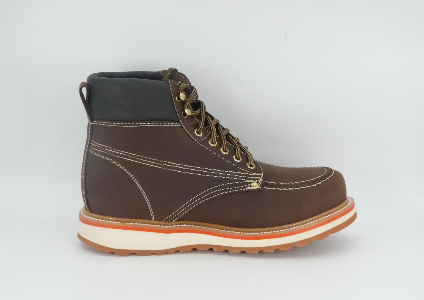 Original Michel Men's Crazy Moc Short Soft Toe Work Boot - Brown