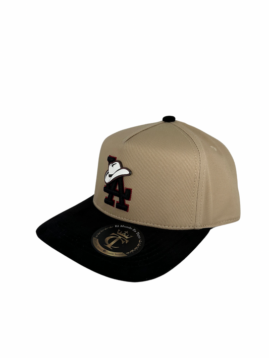 Contti LA Cowboy Snapback Cap Khaki