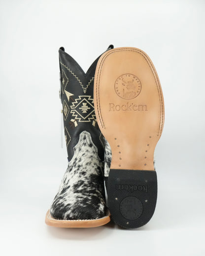 Rock'em Men's Cow Hair Boots Size 7.5 *AS SEEN ON IMAGE*