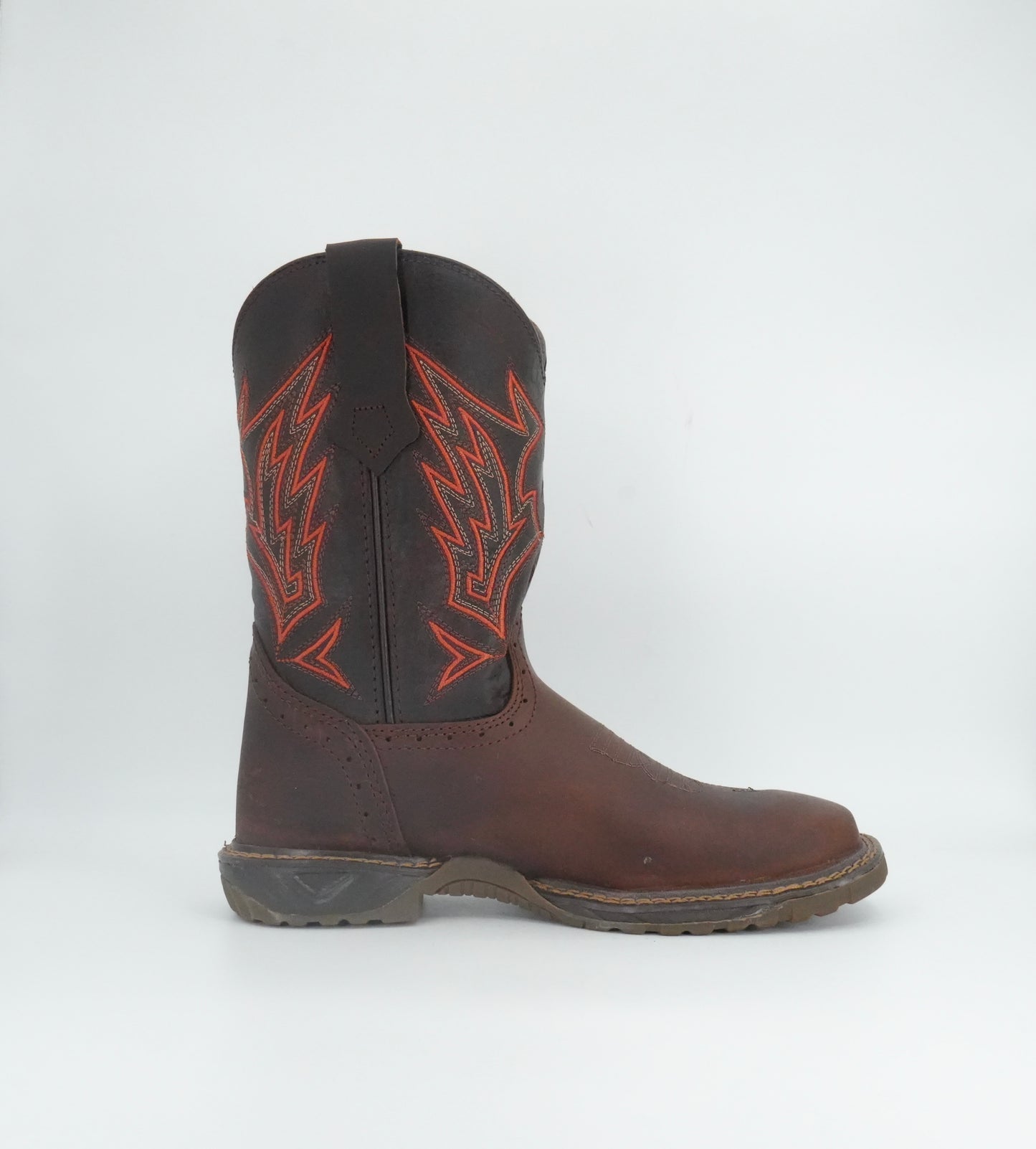 Cebu Men's Tonka Square Toe Work Boot - Brown