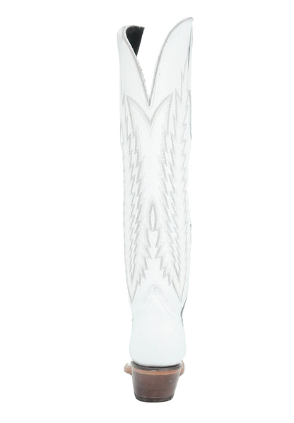 Rock'em Women's Valentina Tall Wide Calf Snip Toe Boot - White