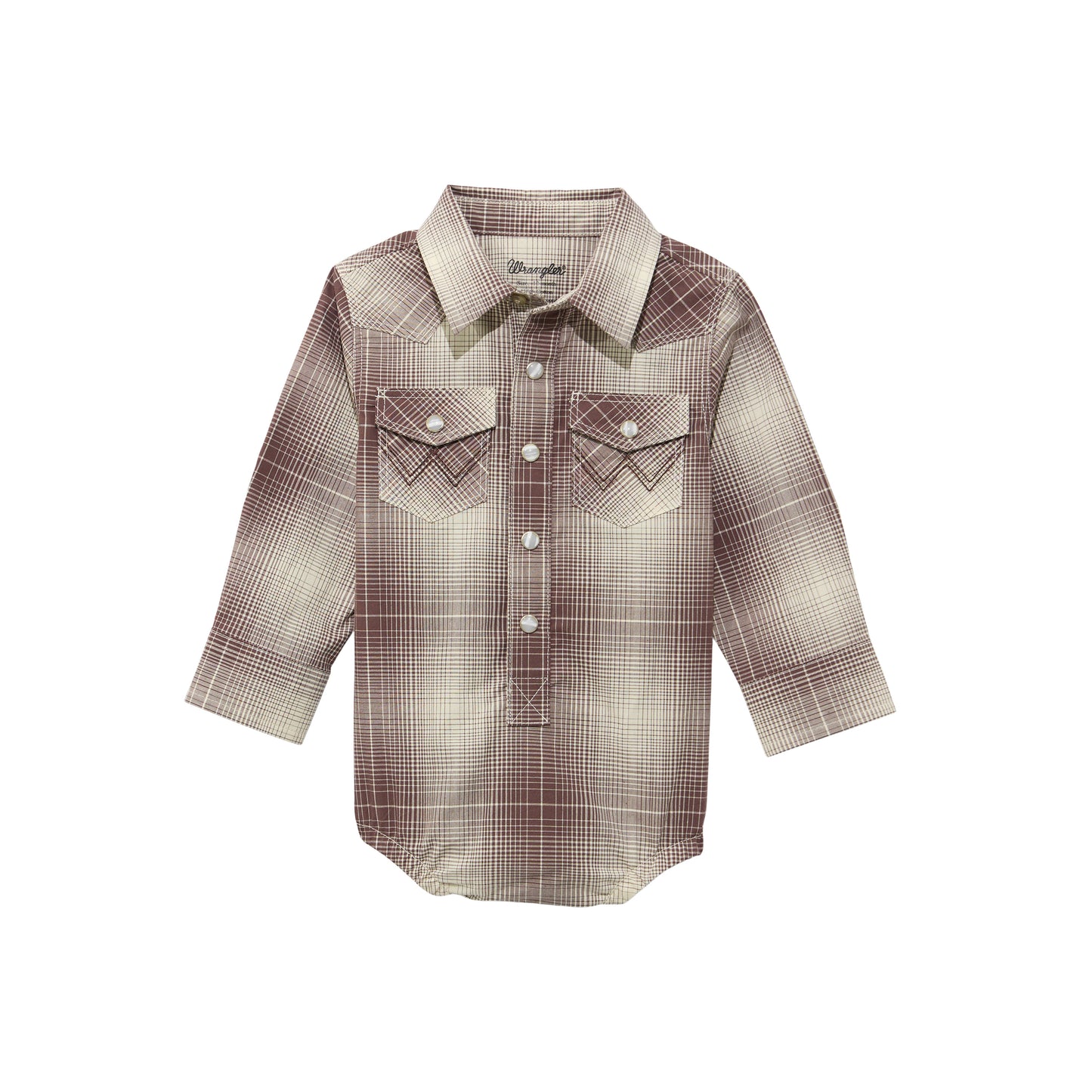 Body vaquero de manga larga unisex occidental para bebé